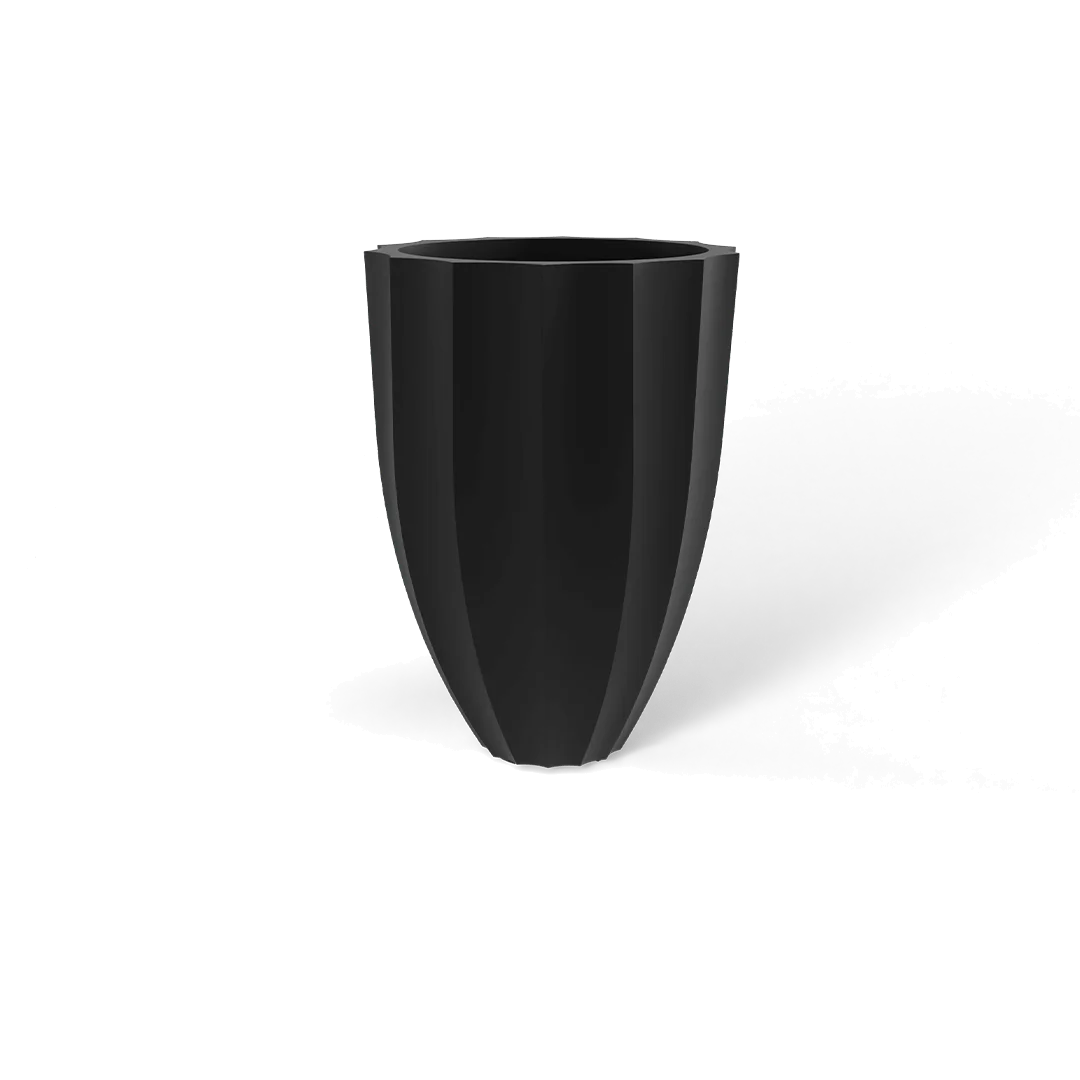 Alicante Fluted Round Planter - Pro Insulation and Fence