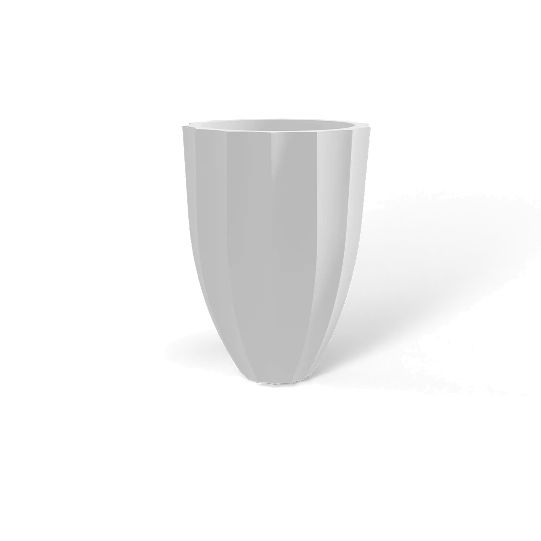 Alicante Fluted Round Planter - Pro Insulation and Fence
