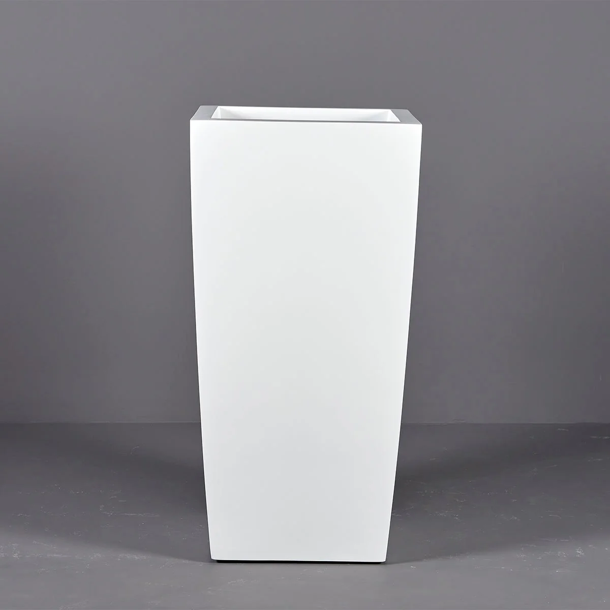 Toulan Modern Tall Tapered Square Planter - Pro Insulation and Fence