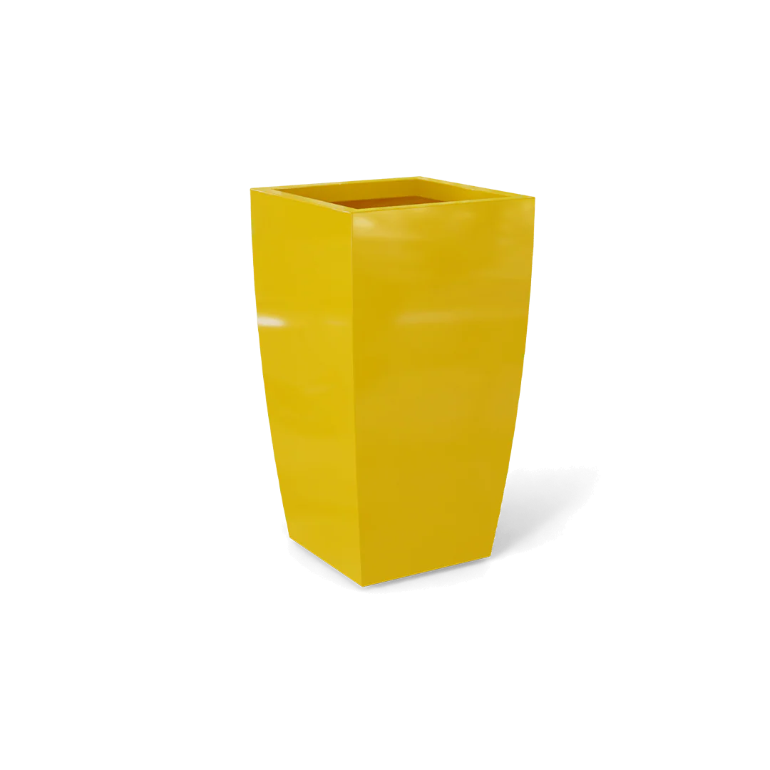 Toulan Modern Tall Tapered Square Planter - Pro Insulation and Fence