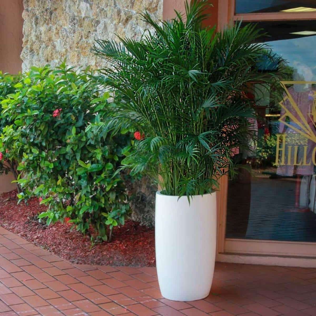 Lisbon Tall Round Tapered Planter - Pro Insulation and Fence