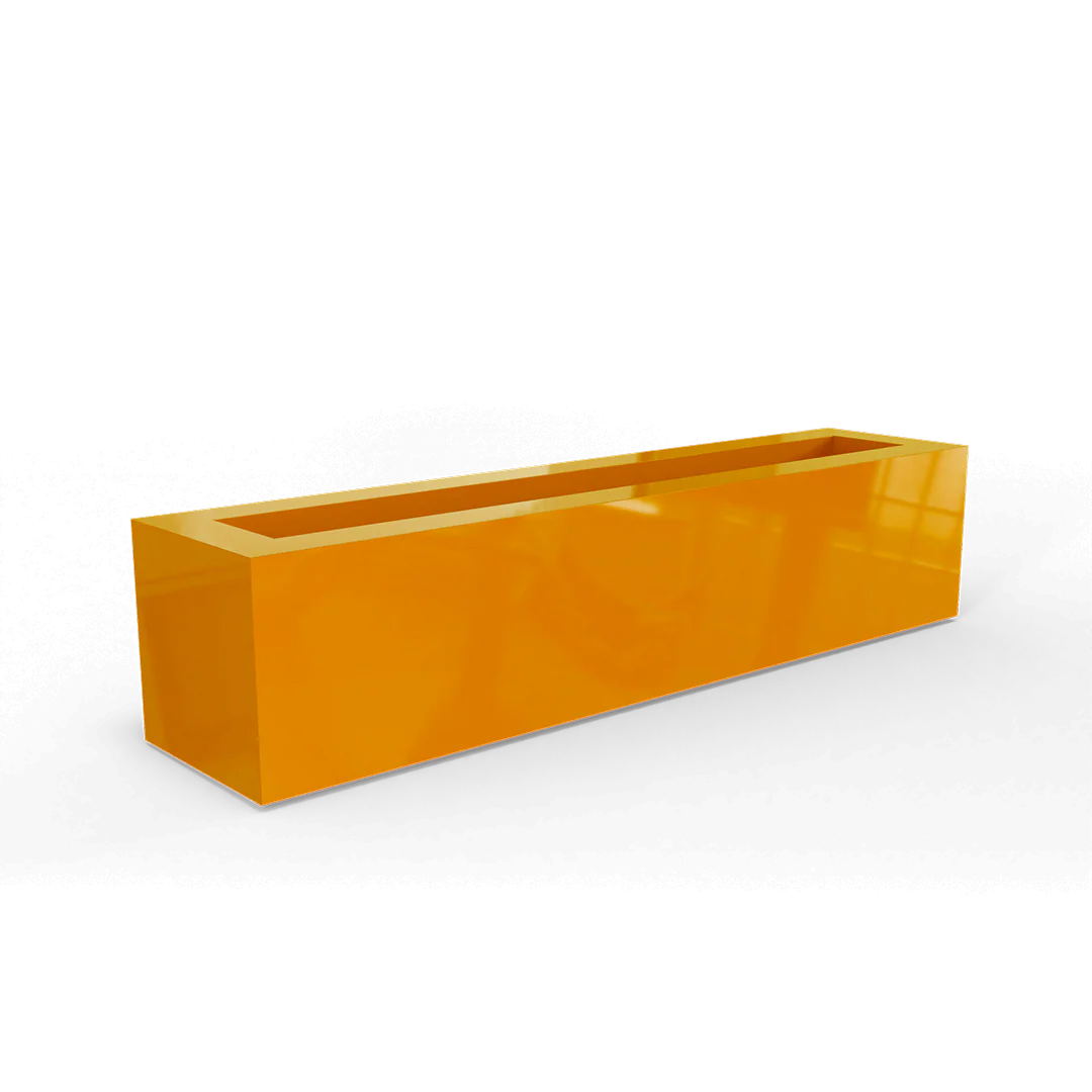 Salon Narrow Low Rectangular Planter - Pro Insulation and Fence