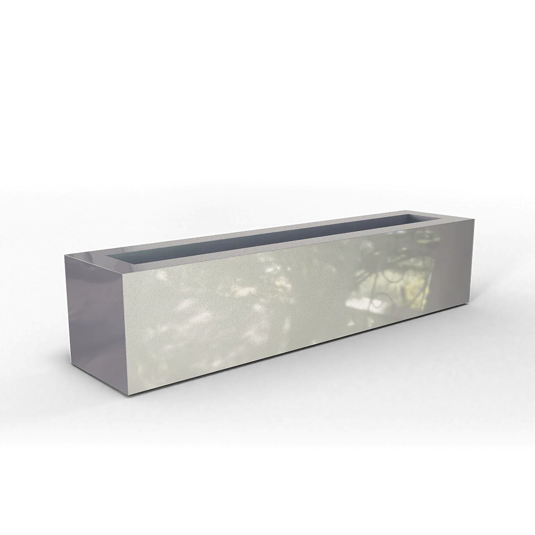 Salon Narrow Low Rectangular Planter - Pro Insulation and Fence