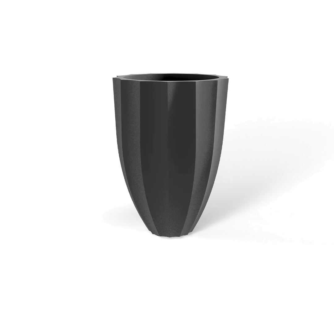 Alicante Fluted Round Planter - Pro Insulation and Fence